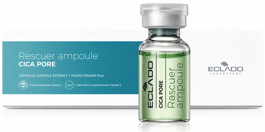 Rescuer Ampoule * Cica Pore (Brightening and Anti-Wrinkle Effects) * 10-ampoule Box